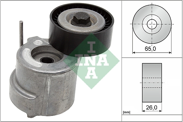 Belt Tensioner, V-ribbed belt